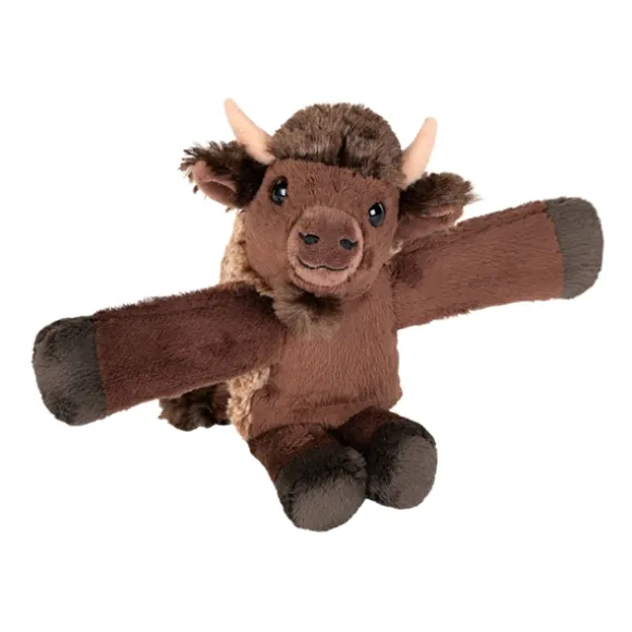 Huggers Bison Stuffed Animal Slap Bracelet by Wild Republic