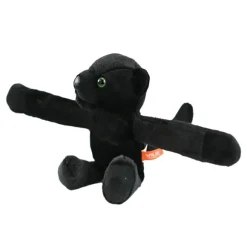 Huggers Black Panther Stuffed Animal Slap Bracelet by Wild Republic