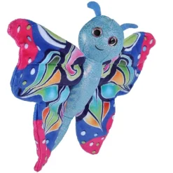 Huggers Blue Butterfly Stuffed Animal Slap Bracelet by Wild Republic