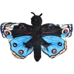 Huggers Blue Pansy Butterfly Stuffed Animal Slap Bracelet by Wild Republic