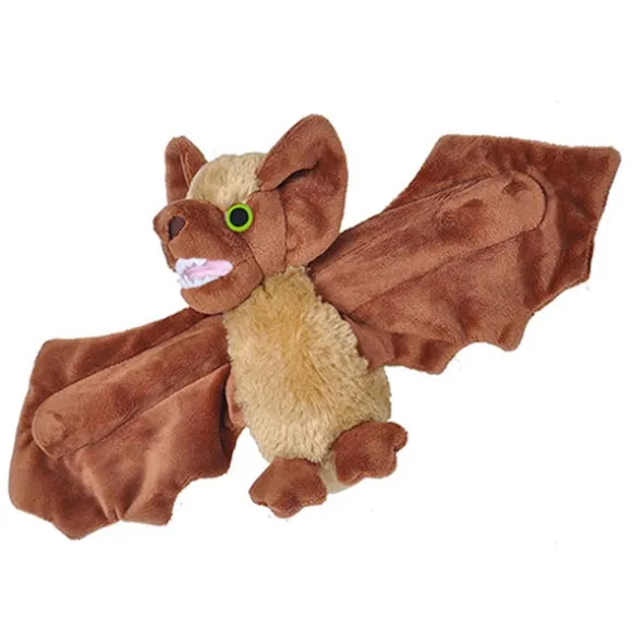 Huggers Brown Bat Stuffed Animal Slap Bracelet by Wild Republic
