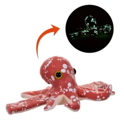 Huggers Glow in the Dark Plush Octopus Slap Bracelet by Wild Republic