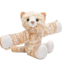 Huggers Orange Cat Stuffed Animal Slap Bracelet by Wild Republic