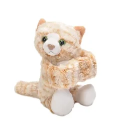 Huggers Orange Cat Stuffed Animal Slap Bracelet by Wild Republic