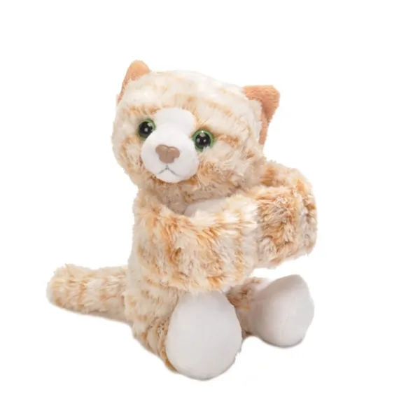 Huggers Orange Cat Stuffed Animal Slap Bracelet by Wild Republic