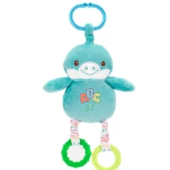 Huggy Huggables Baby Safe Plush Dinosaur Activity Toy with Sound by Fiesta