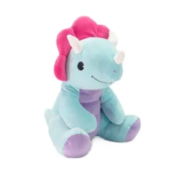 Huggy Huggables Plush Triceratops Dinosaur by Fiesta