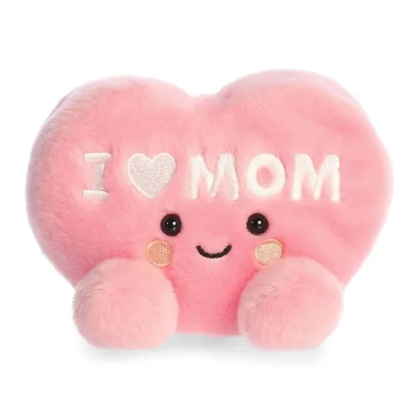 I Love Mom Plush Heart Palm Pals by Aurora