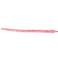 51 Inch Colorful Bubblegum Snake Stuffed Animal by Aurora