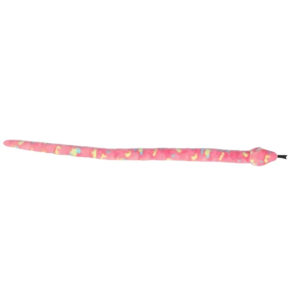 51 Inch Colorful Bubblegum Snake Stuffed Animal by Aurora