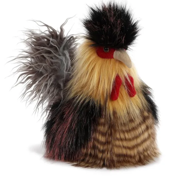 Jacques the Designer Stuffed Rooster Luxe Boutique Plush by Aurora
