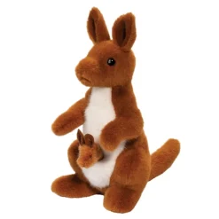 Jill the 9 Inch Stuffed Kangaroo with Joey by Douglas