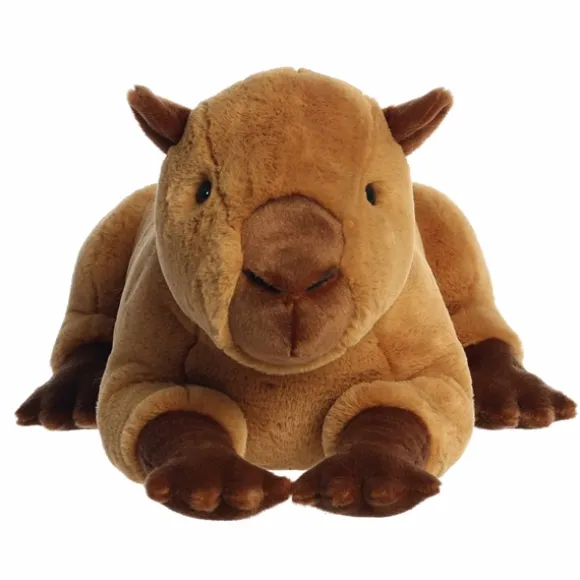 Jumbo Charlie the Stuffed Capybara Super Flopsie by Aurora
