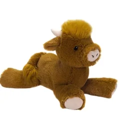 Jumbo Laydown 26 Inch Stuffed Highland Cow by Fiesta