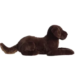 Jumbo Stuffed Chocolate Lab Super Flopsie by Aurora