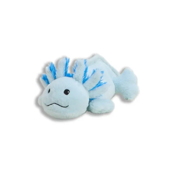 Junior Microwavable Weighted and Scented Blue Axolotl Stuffed Animal by Warmies