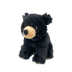 Junior Microwavable Weighted and Scented Black Bear Stuffed Animal by Warmies
