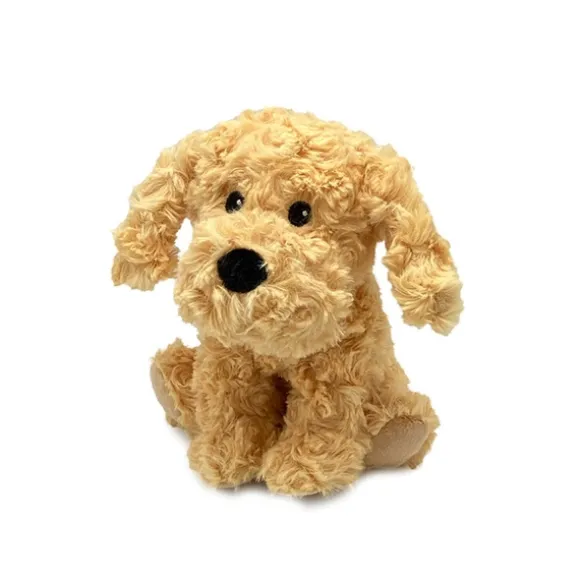 Junior Microwavable Weighted and Scented Golden Dog Stuffed Animal by Warmies
