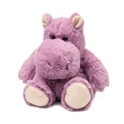 Junior Microwavable Weighted and Scented Hippo Stuffed Animal by Warmies
