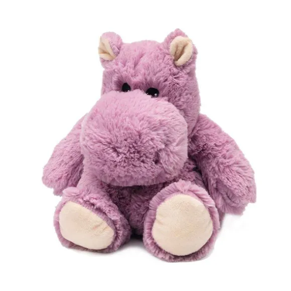 Junior Microwavable Weighted and Scented Hippo Stuffed Animal by Warmies