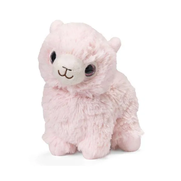 Junior Microwavable Weighted and Scented Pink Llama Stuffed Animal by Warmies