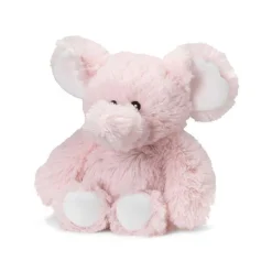Junior Microwavable Weighted and Scented Pink Elephant Stuffed Animal by Warmies
