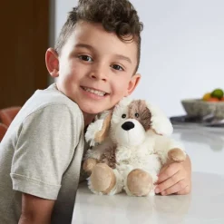 Junior Microwavable Weighted and Scented Puppy Stuffed Animal by Warmies