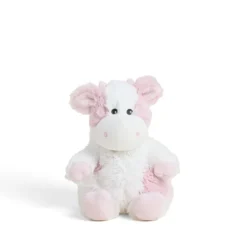 Junior Microwavable Weighted and Scented Strawberry Cow Stuffed Animal by Warmies