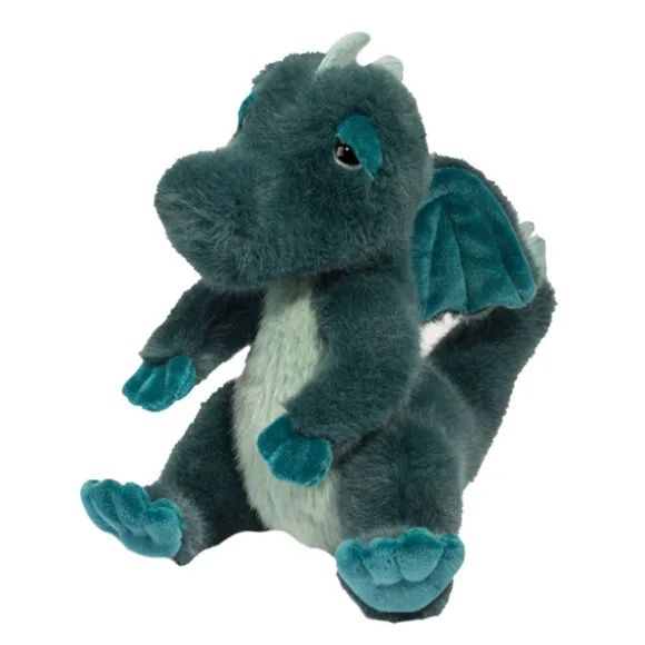Junior the 7 Inch Stuffed Blue Dragon by Douglas
