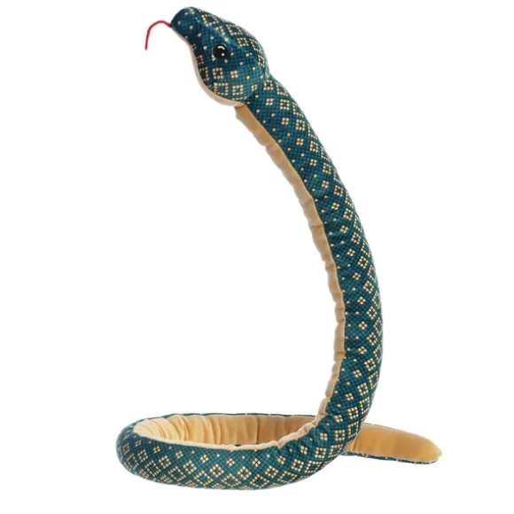 Kusheez Squishy Plush Copper Diamond Snake by Aurora