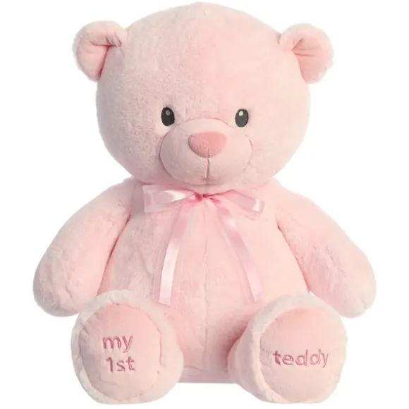 Large Pink My First Teddy Bear by Ebba