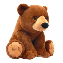 Large Sitting Stuffed Grizzly Bear by Fiesta