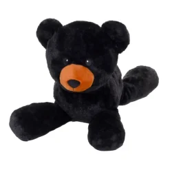 Laydown 26 Inch Stuffed Black Bear by Fiesta