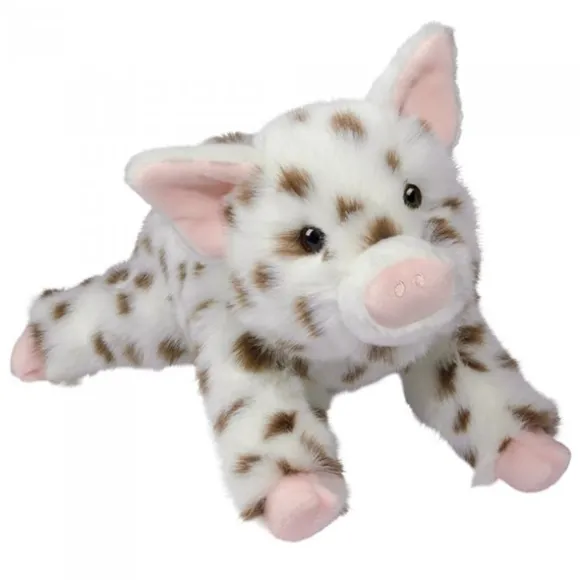 Levi the DLux Plush Spotted Pig by Douglas