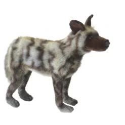Lifelike African Wild Dog Stuffed Animal by Hansa