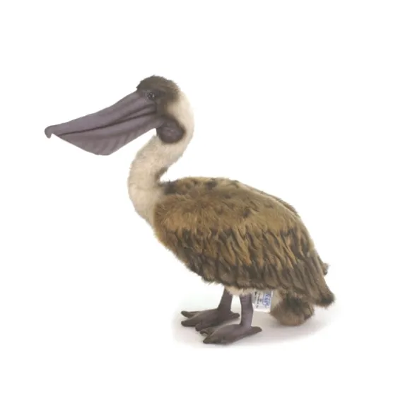 Lifelike Brown Pelican Stuffed Animal by Hansa