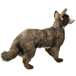 Lifelike Coyote Stuffed Animal by Hansa