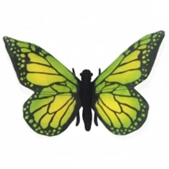 Lifelike Green Butterfly Stuffed Animal by Hansa