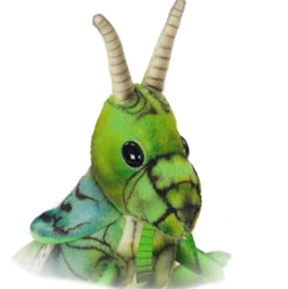 Lifelike Green Grasshopper Stuffed Animal by Hansa