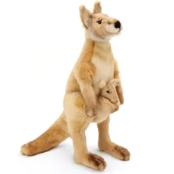 Lifelike Kangaroo Stuffed Animal by Hansa