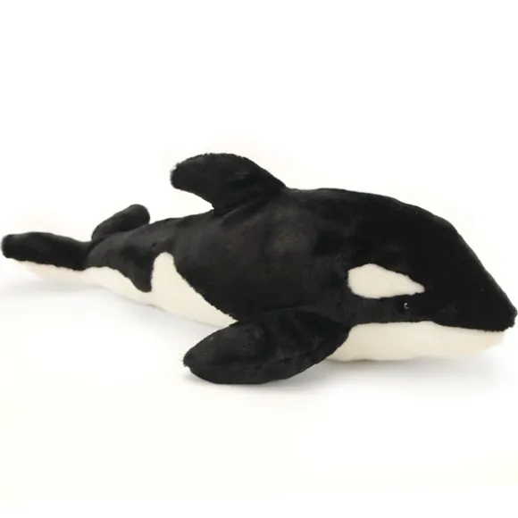 Lifelike Large Orca Stuffed Animal by Hansa