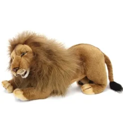 Lifelike Lying Lion Stuffed Animal by Hansa