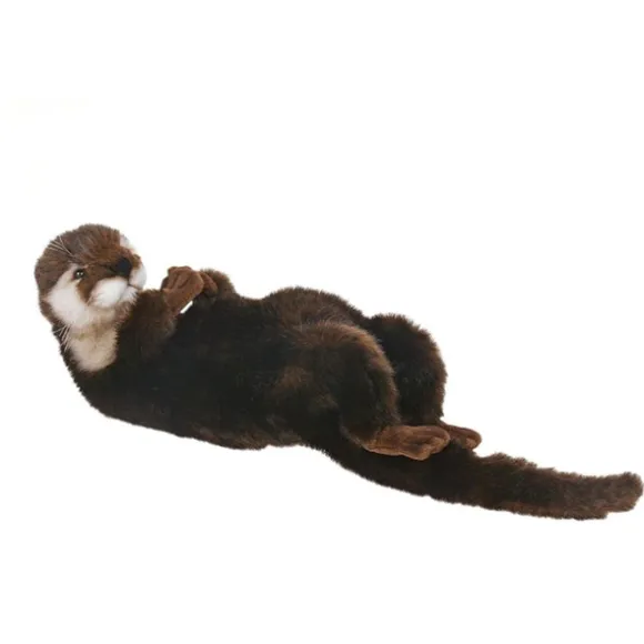 Lifelike Mother Otter Stuffed Animal by Hansa