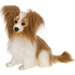 Lifelike Papillon Stuffed Animal by Hansa