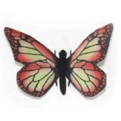 Lifelike Red Butterfly Stuffed Animal by Hansa
