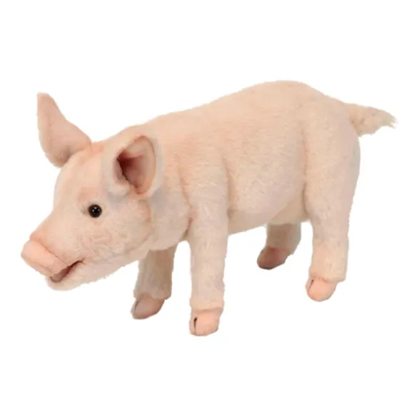 Lifelike Standing Piglet Stuffed Animal by Hansa