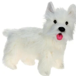 Lifelike West Highland Terrier Stuffed Animal by Hansa
