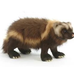 Lifelike Wolverine Stuffed Animal by Hansa