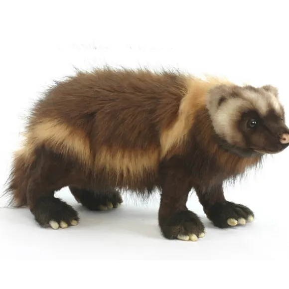 Lifelike Wolverine Stuffed Animal by Hansa