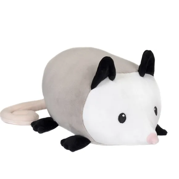 Lil' Huggy Nibbles Grey Opossum Stuffed Animal by Fiesta
